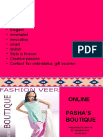 Online Pasha's Boutique