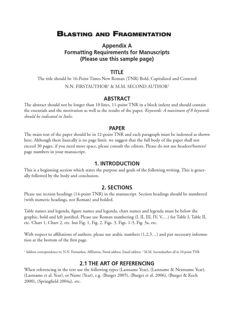 Manuscript Formatting Guidelines | PDF | Teaching Mathematics