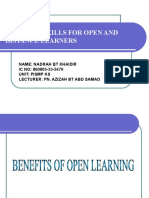 Learning Skills for Open and Distance Learners