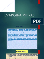 EVAPOTRANSPIRASI