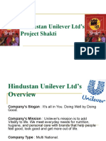 Hindustan Unilever Ltd's Project Shakti