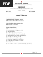 Microprocessor Answer Key