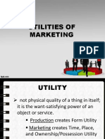Utilities of Marketing