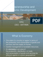 Entrepreneurship and Economic Development