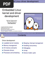 Embedded Linux Kernel and Drivers