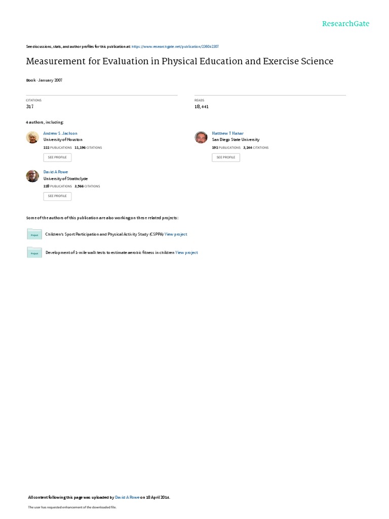 MEASUREMENT AND EVALUATION IN PHYSICAL EDUCATION PPT visual data 7