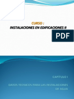 01. Datos Tecnicos Para Las Instalaciones de Agua (Instalaciones en Edificaciones II)