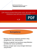 2.4 Praktik Penilaian Dan Pengolahan Hasil Belajar