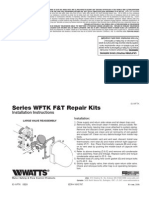 Series WFTK F&T Repair Kits Installation Instructions