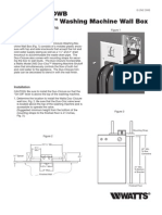 Model 2M2 DWB Duo-Clozure Washing Machine Wall Box Installation Instructions