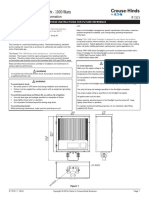 Champ High Wattage Floodlight - 1000 Watts: Installation & Maintenance Information IF 1515