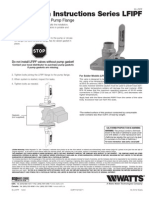 Installation Instructions Series LFIPF: LEAD FREE Isolation Pump Flange