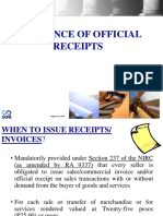 Receipts Invoices