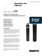 OneFlow OF744-10, OF844-12, OF948-16, OF1054-20, OF1252-30 Installation Instructions