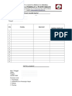 Master Format Absensi Dan Notula Rapat 2019