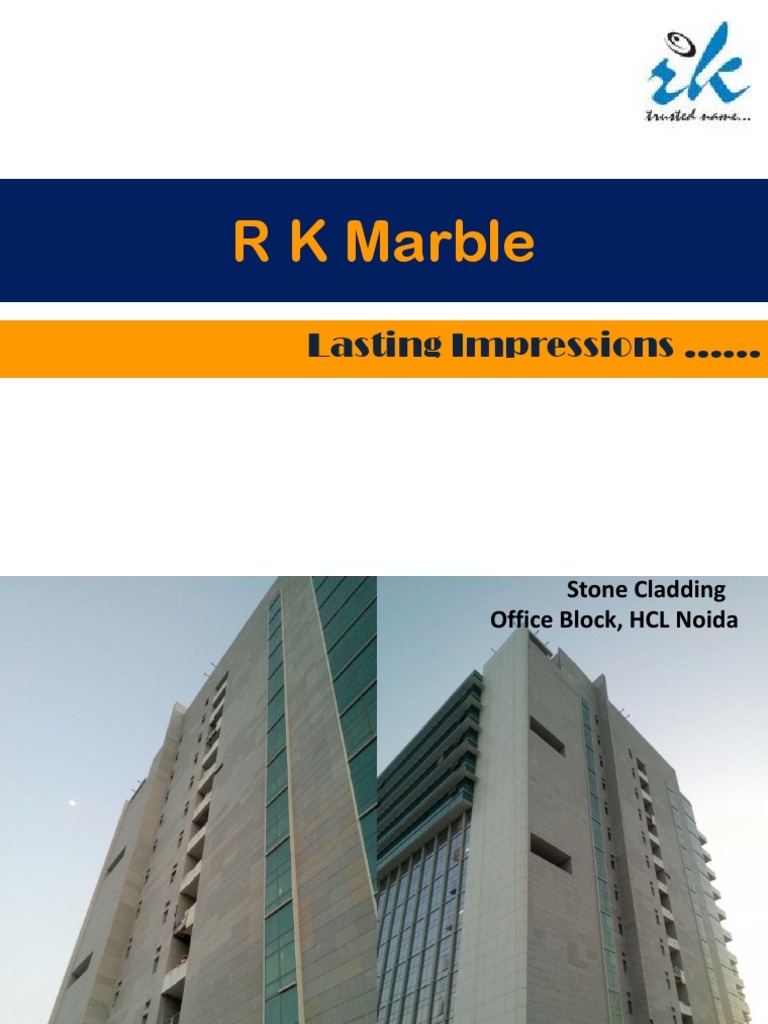 R K Marble Project Overview | PDF