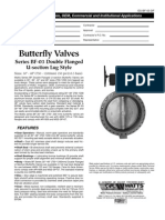 Butterfly Valves Series BF-03 Double Flanged U-Section Lug Style Specification Sheet
