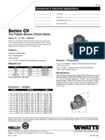 Series CV Specification Sheet