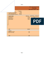 Daily Expenses Report Example