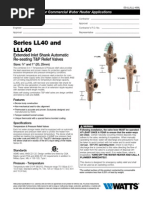 Series LL40 and LLL40 Specification Sheet