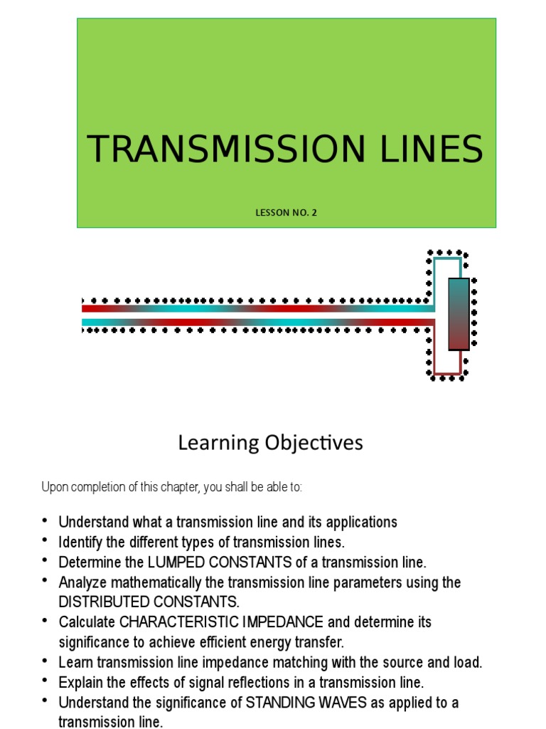Transmission Line Theory and Applications | PDF | Transmission Line ...