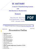 Sensors: Microprocessor Control of Manufacturing Systems and Introduction To Mechatronics