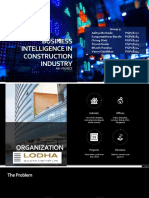 Business Intelligence in Construction Industry