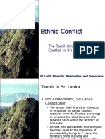 Ethnic Conflict: The Tamil-Sinhalese Conflict in Sri Lanka