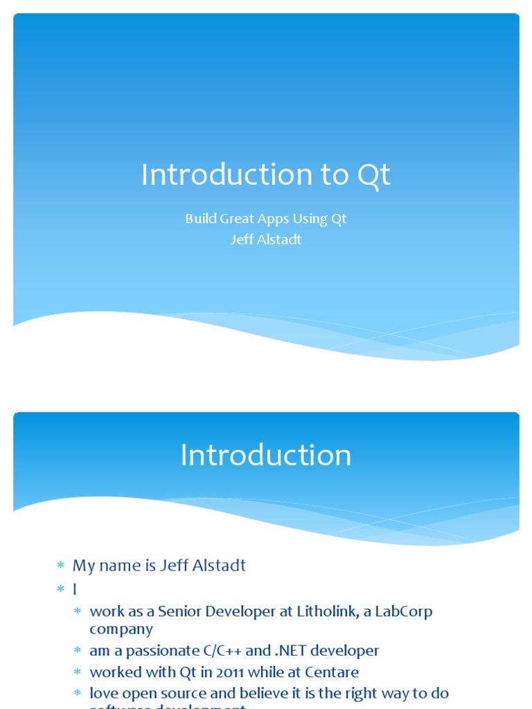 Tracking QT Presentation | PDF | Object Oriented Programming | Areas Of ...