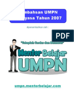 Pembahasan Soal UMPN Rekayasa 2007 PDF