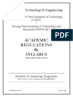 Changa It Syllabus 1st Updated-Btech Booklet - Fy - 2017 Cbcs