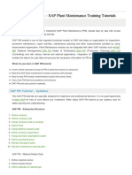 SAP PM Tutorial - Learn Plant Maintenance