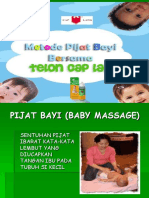 Pijat Bayi ( Baby Massage)