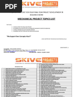 Mechanical Topics - Skive Projects