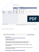 Depreciation Schedule