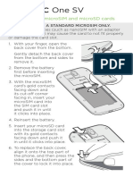 HTC One SV QSG PDF
