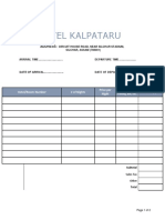 Hotel Invoice Template