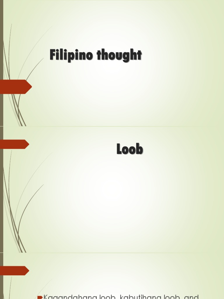Filipino Values and Thought Patterns | PDF