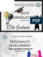 NSTP Graduation: College of St. Amatiel
