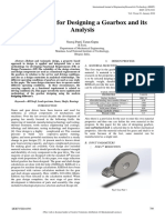 Methodology For Designing A Gearbox and Its Analysis IJERTV5IS010593