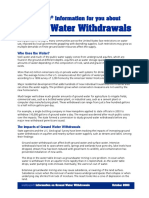 Ground Water Withdrawals 4-08