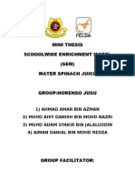 Mini Thesis Schoolwide Enrichment Model (SEM) Water Spinach Juice