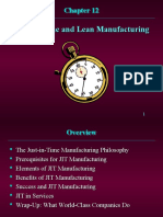 Just-In-Time and Lean Manufacturing