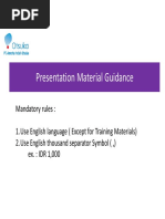 Guidance to Prepare Presentation Material_July 2019