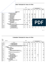 Calendario Valorizado 