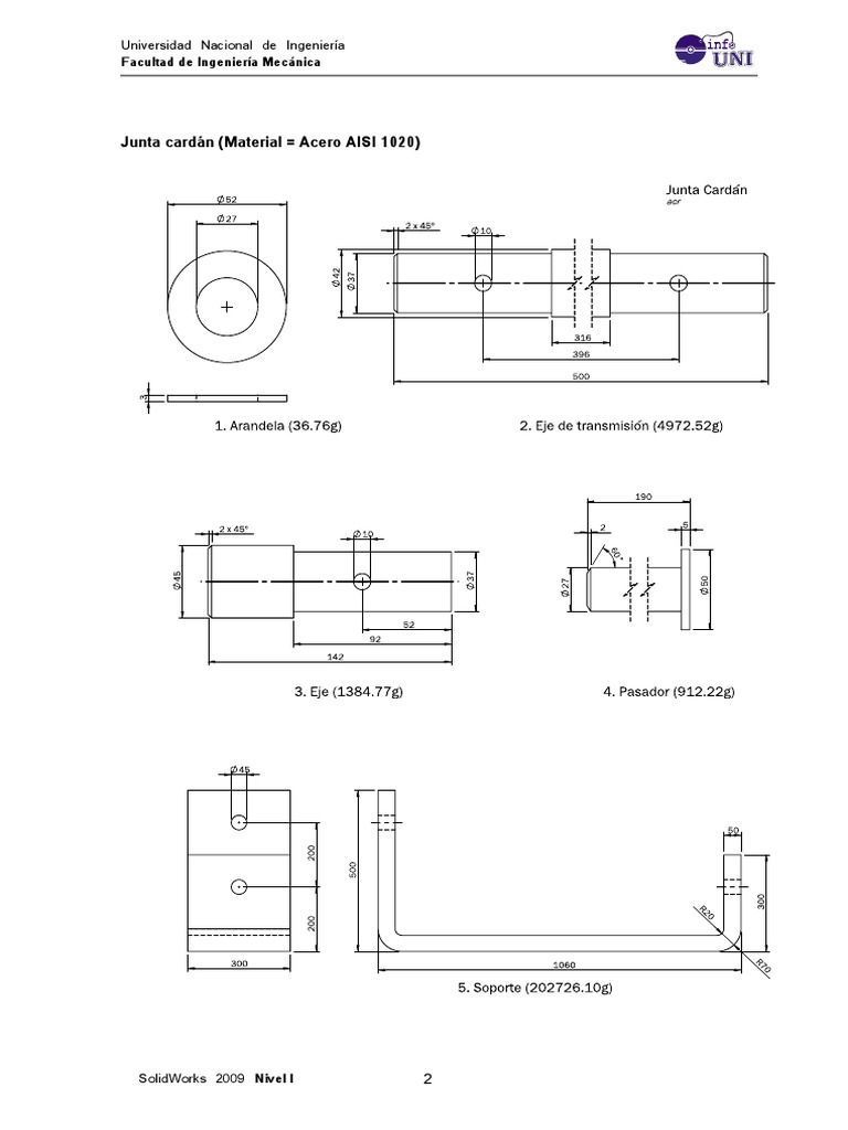 Ensamble Junta Cardan | PDF