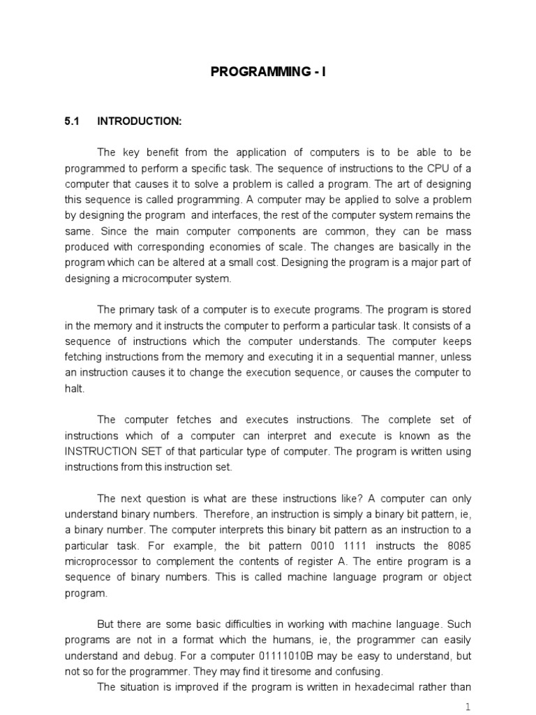 Mod 5 | PDF | Computer Program | Programming