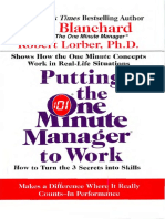 [Blanchard and Lorber, 2006] Putting the One Minute Manager to Work.pdf