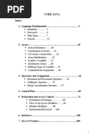 Core Java Meterial PDF