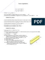 Teste Recapitulative S34: Subiectul I